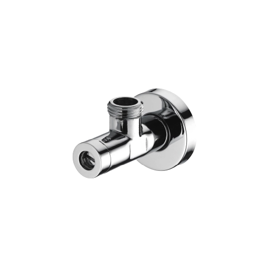 앵글 스톱 1/2"(M) 콘센트(광택 및 크롬 도금)